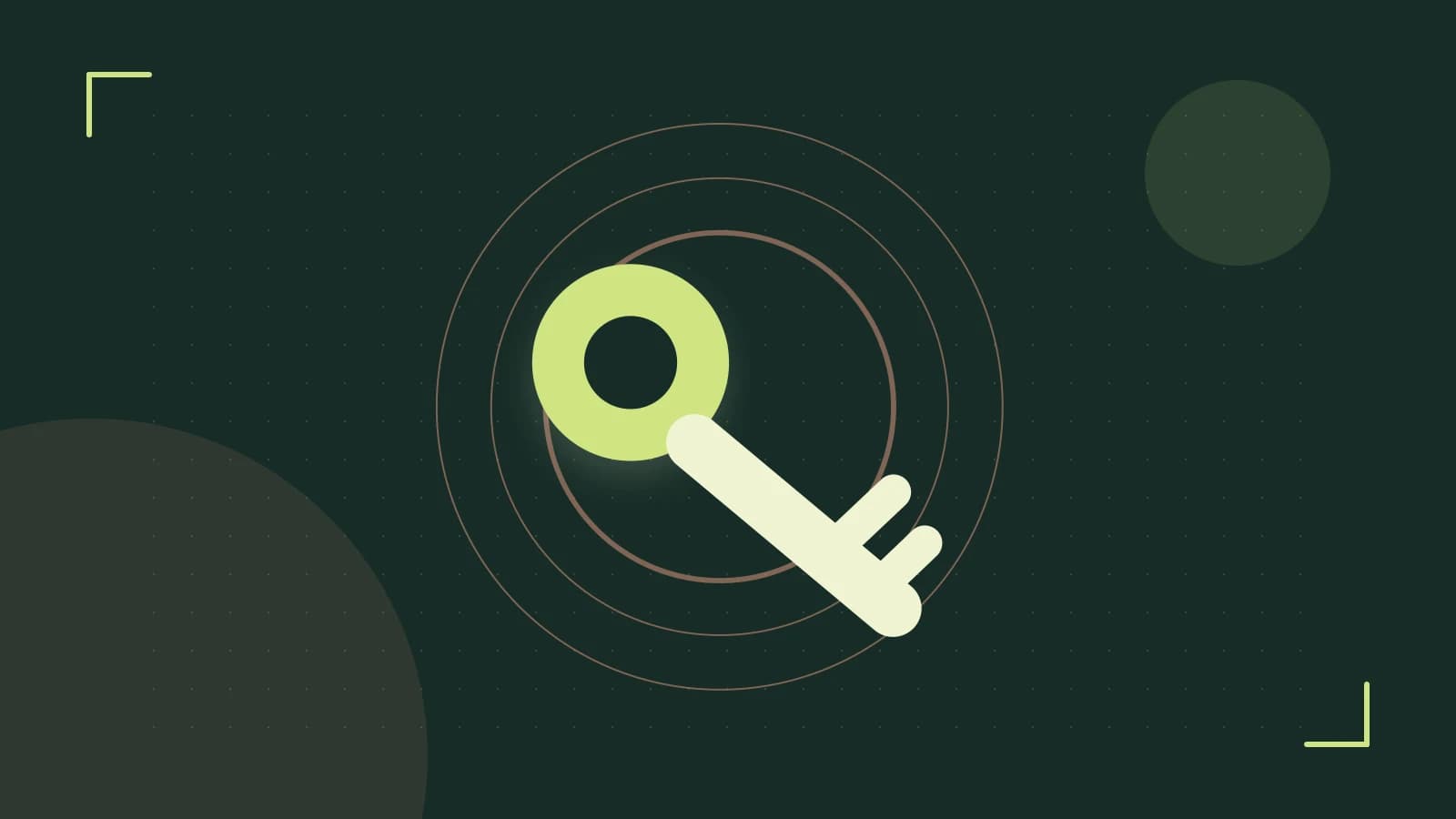 Editorial illustration of a sculpted shield, authentication key and concentric permission boundaries