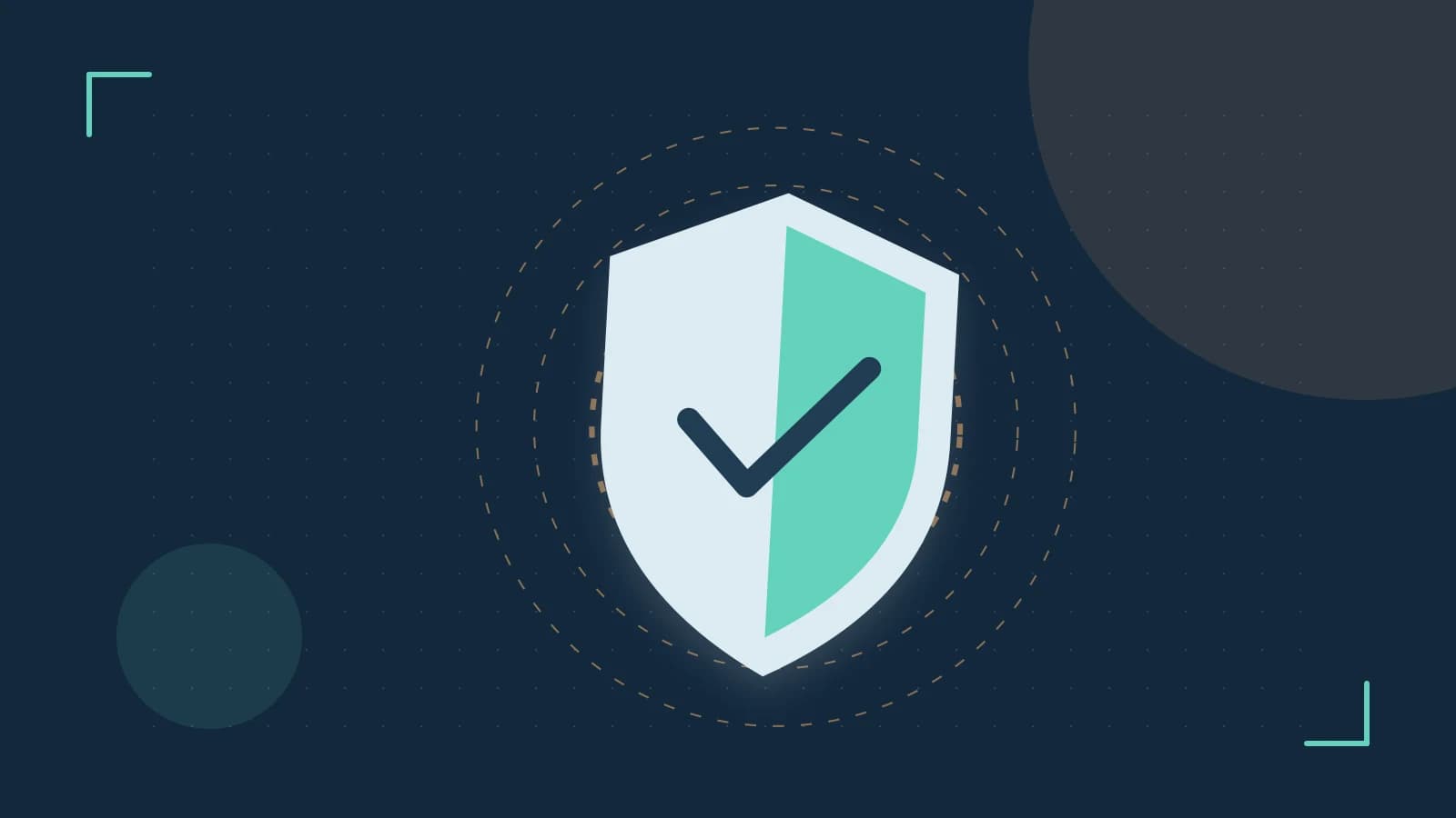 Editorial illustration of a sculpted shield, authentication key and concentric permission boundaries