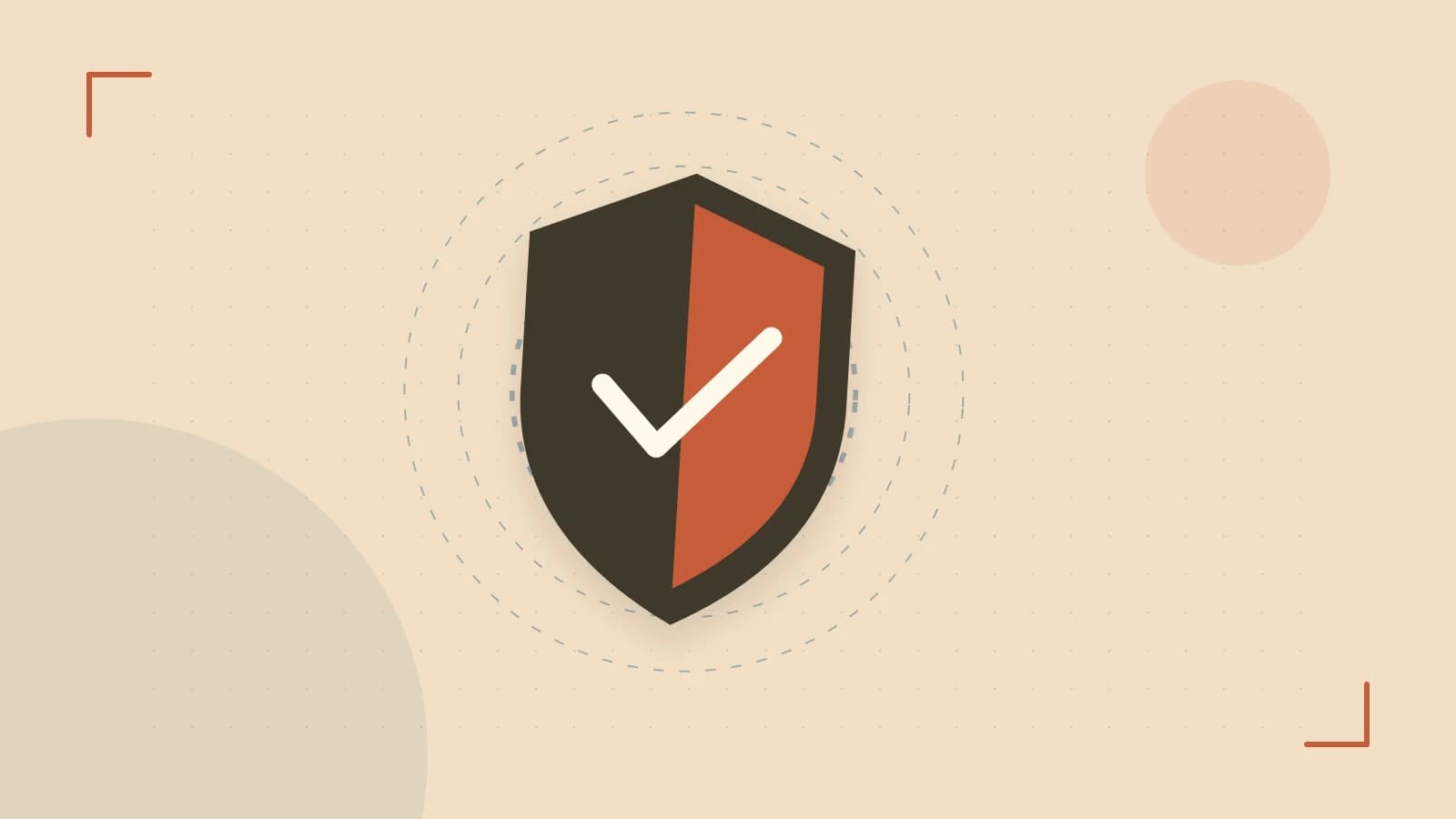 Editorial illustration of a sculpted shield, authentication key and concentric permission boundaries