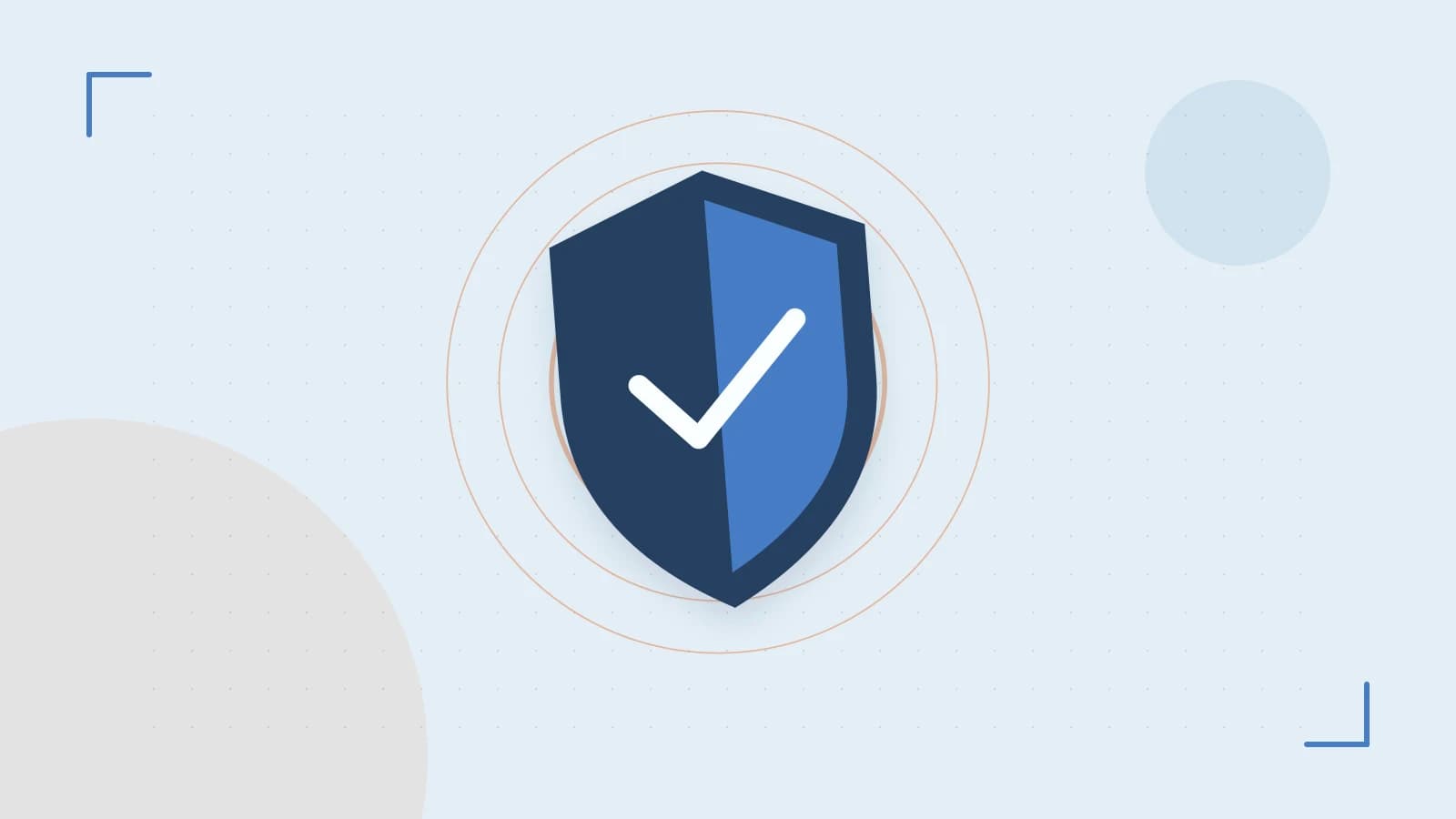 Editorial illustration of a sculpted shield, authentication key and concentric permission boundaries
