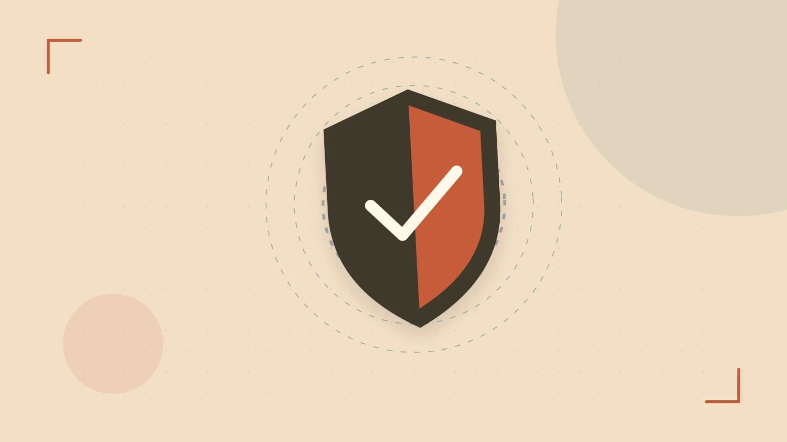 Editorial illustration of a sculpted shield, authentication key and concentric permission boundaries
