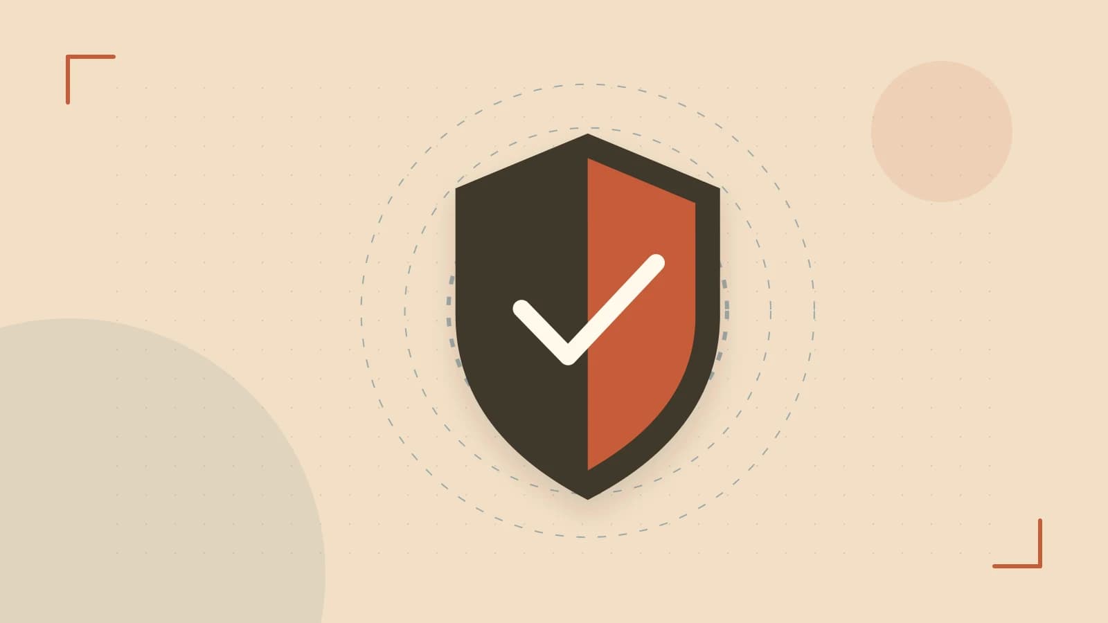 Editorial illustration of a sculpted shield, authentication key and concentric permission boundaries