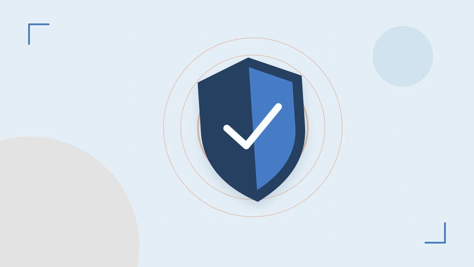 Editorial illustration of a sculpted shield, authentication key and concentric permission boundaries