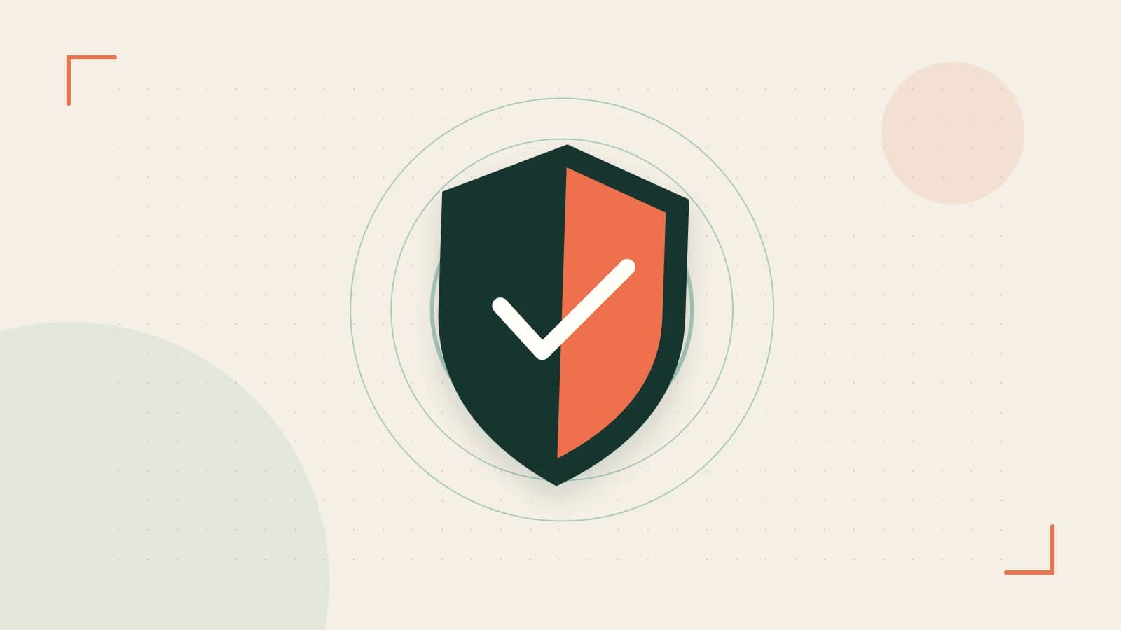 Editorial illustration of a sculpted shield, authentication key and concentric permission boundaries