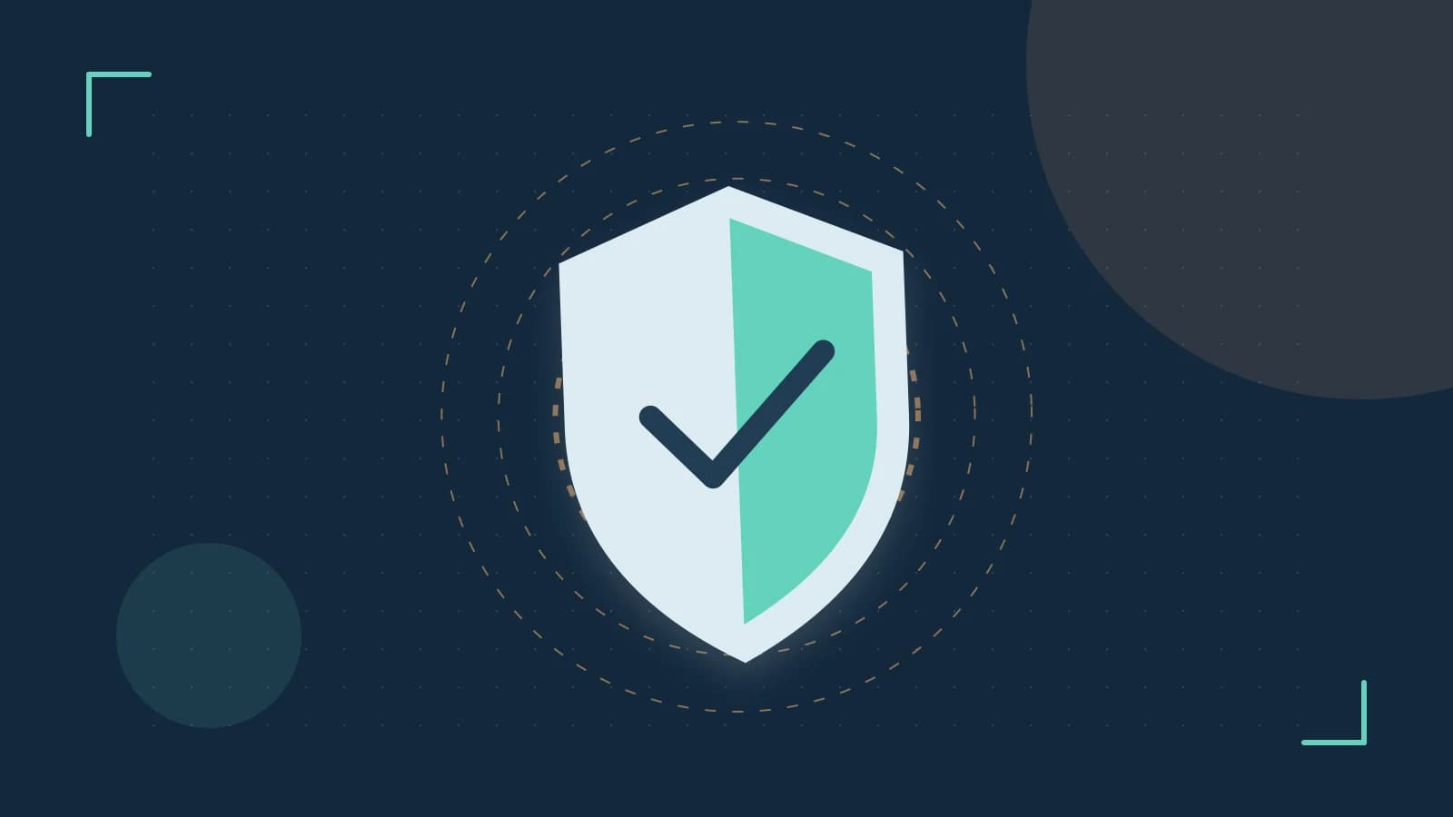 Editorial illustration of a sculpted shield, authentication key and concentric permission boundaries