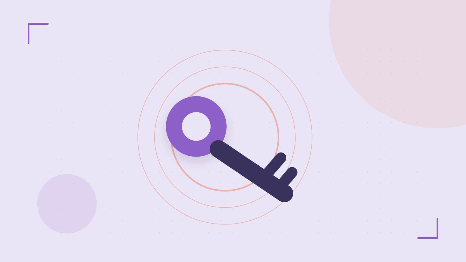 Editorial illustration of a sculpted shield, authentication key and concentric permission boundaries
