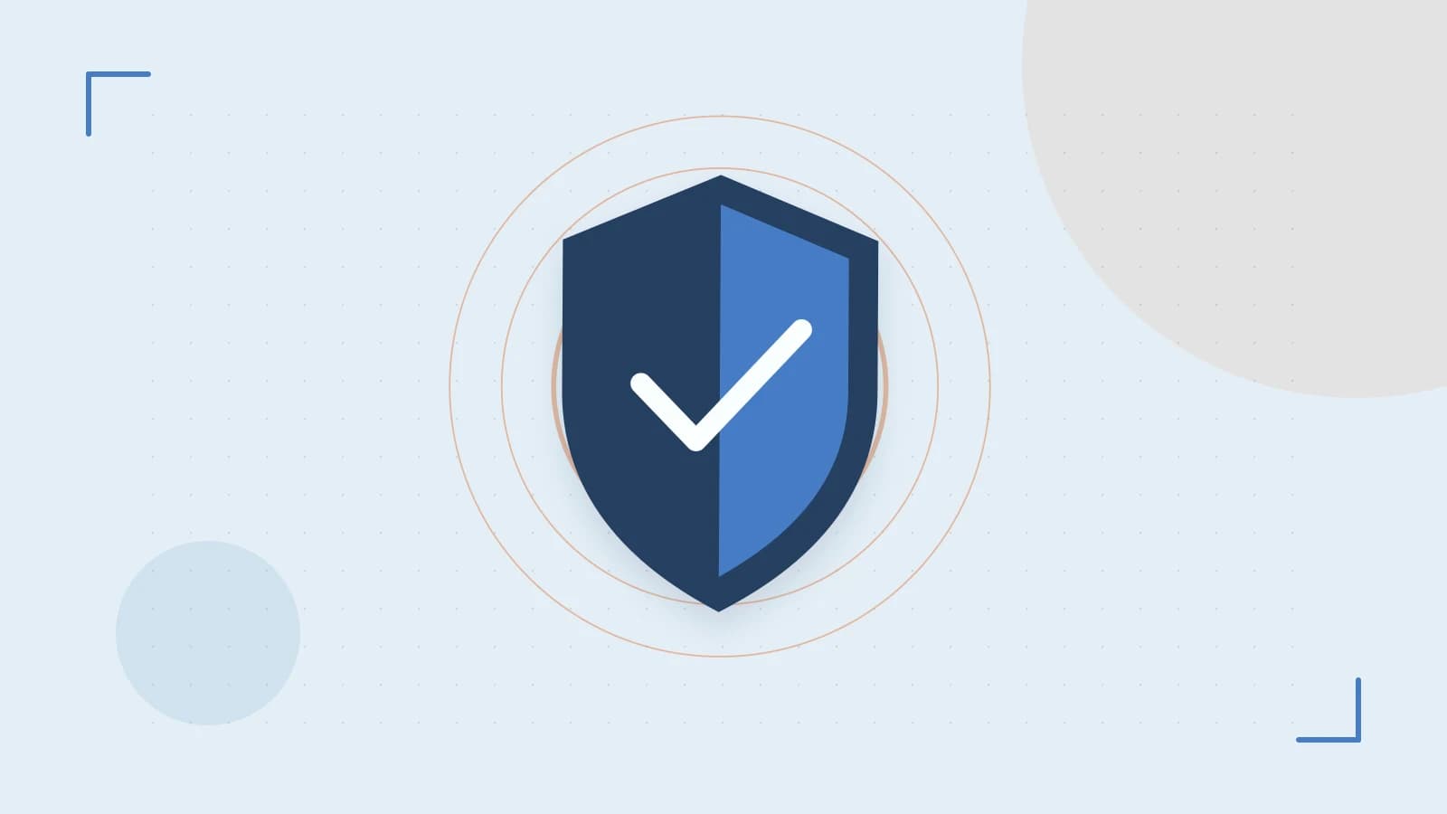 Editorial illustration of a sculpted shield, authentication key and concentric permission boundaries