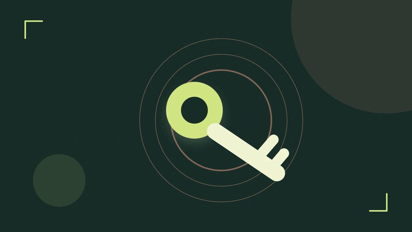 Editorial illustration of a sculpted shield, authentication key and concentric permission boundaries