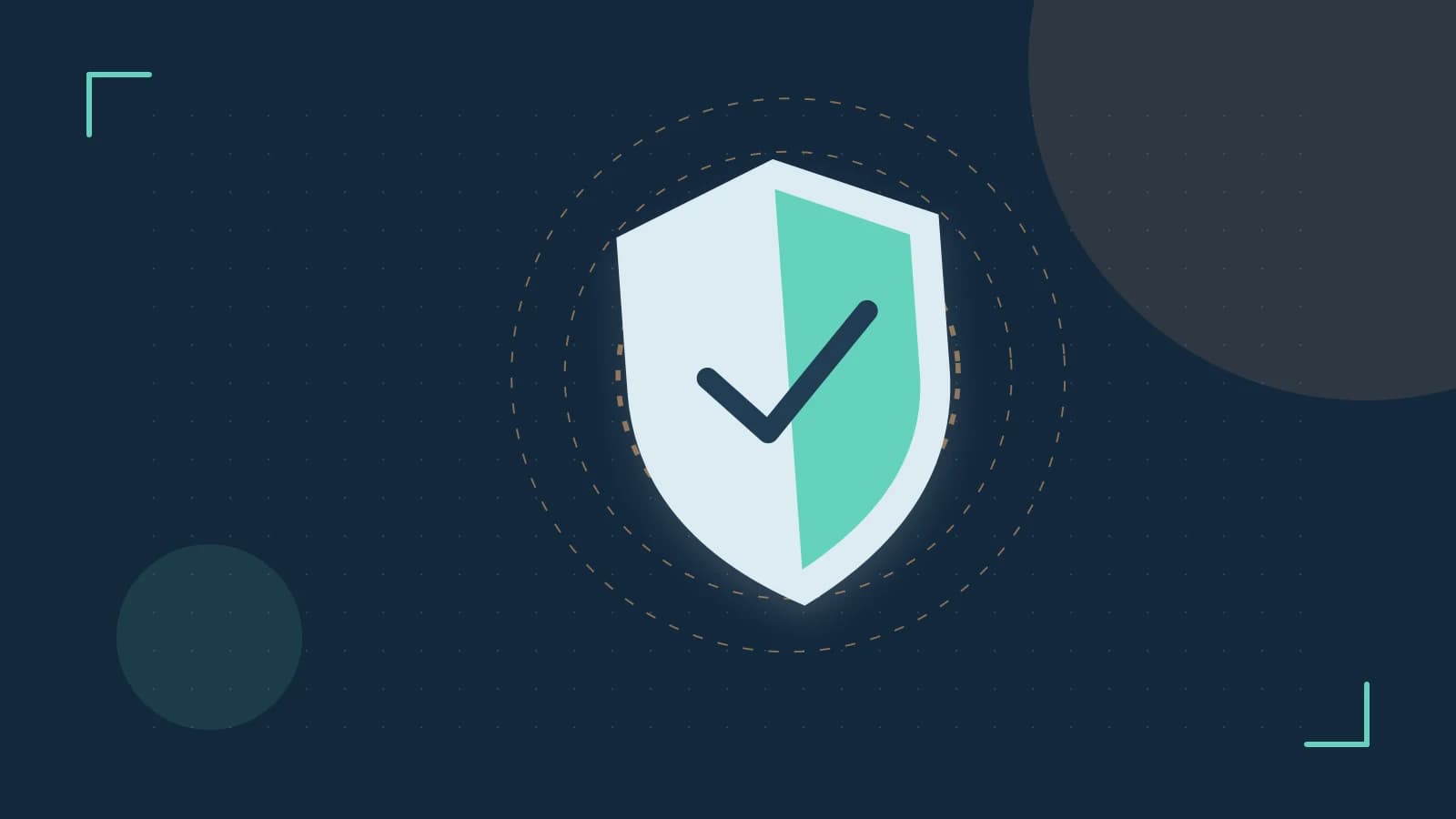 Editorial illustration of a sculpted shield, authentication key and concentric permission boundaries