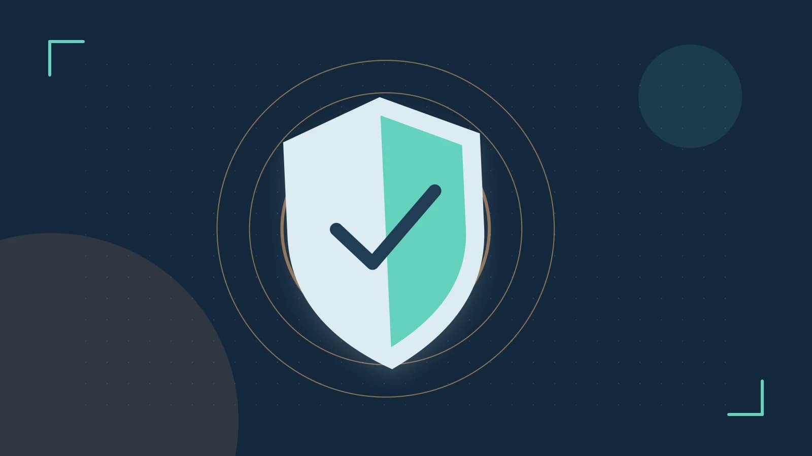 Editorial illustration of a sculpted shield, authentication key and concentric permission boundaries