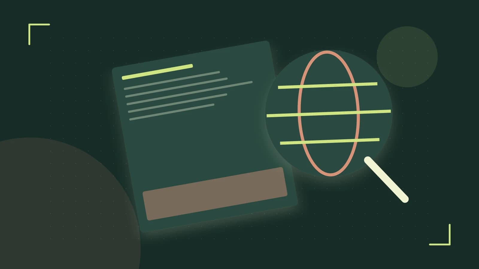 Editorial illustration of an editorial globe with meridians and layered geographic shapes