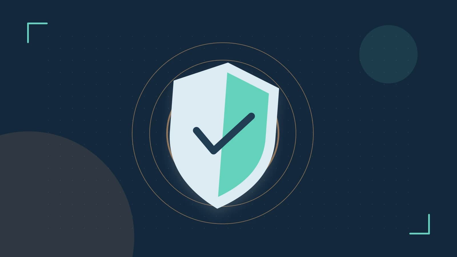 Editorial illustration of a sculpted shield, authentication key and concentric permission boundaries