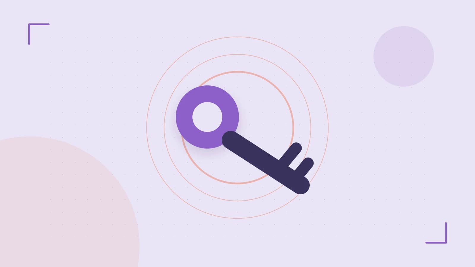 Editorial illustration of a sculpted shield, authentication key and concentric permission boundaries