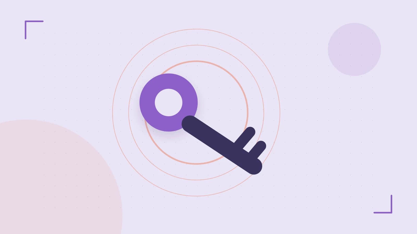 Editorial illustration of a sculpted shield, authentication key and concentric permission boundaries