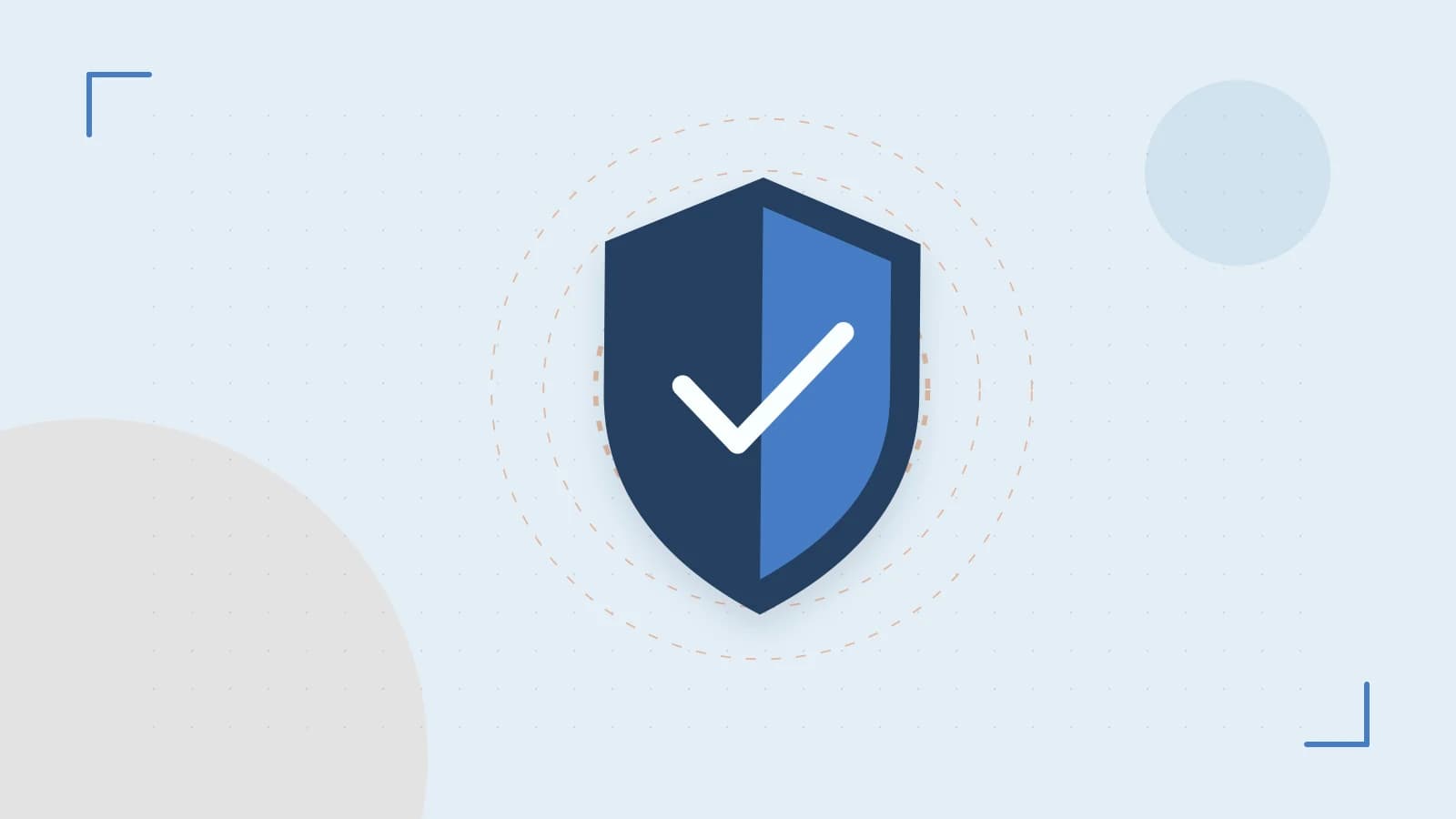 Editorial illustration of a sculpted shield, authentication key and concentric permission boundaries