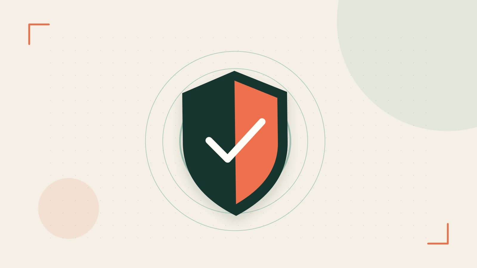 Editorial illustration of a sculpted shield, authentication key and concentric permission boundaries