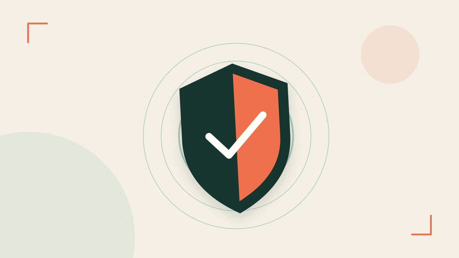 Editorial illustration of a sculpted shield, authentication key and concentric permission boundaries