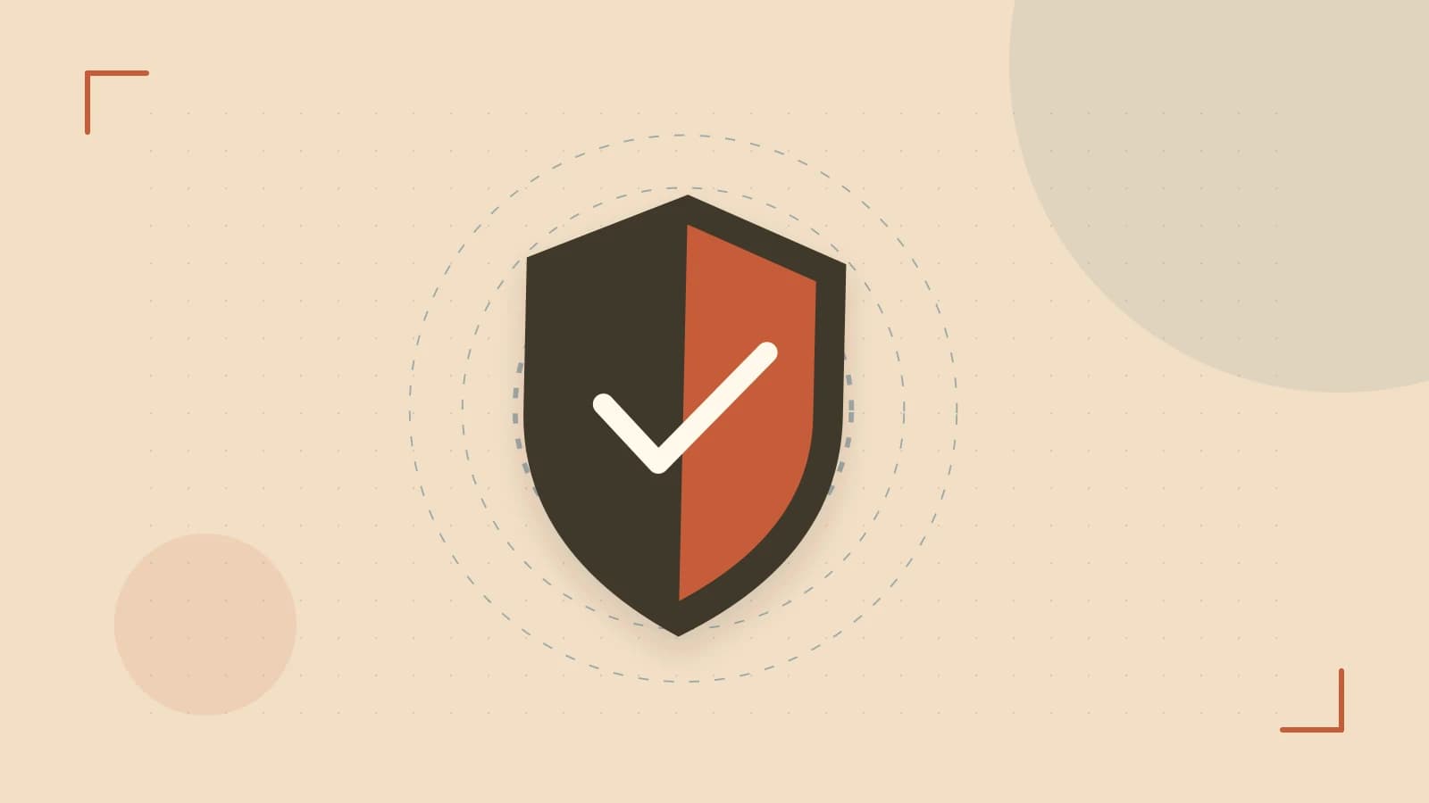 Editorial illustration of a sculpted shield, authentication key and concentric permission boundaries