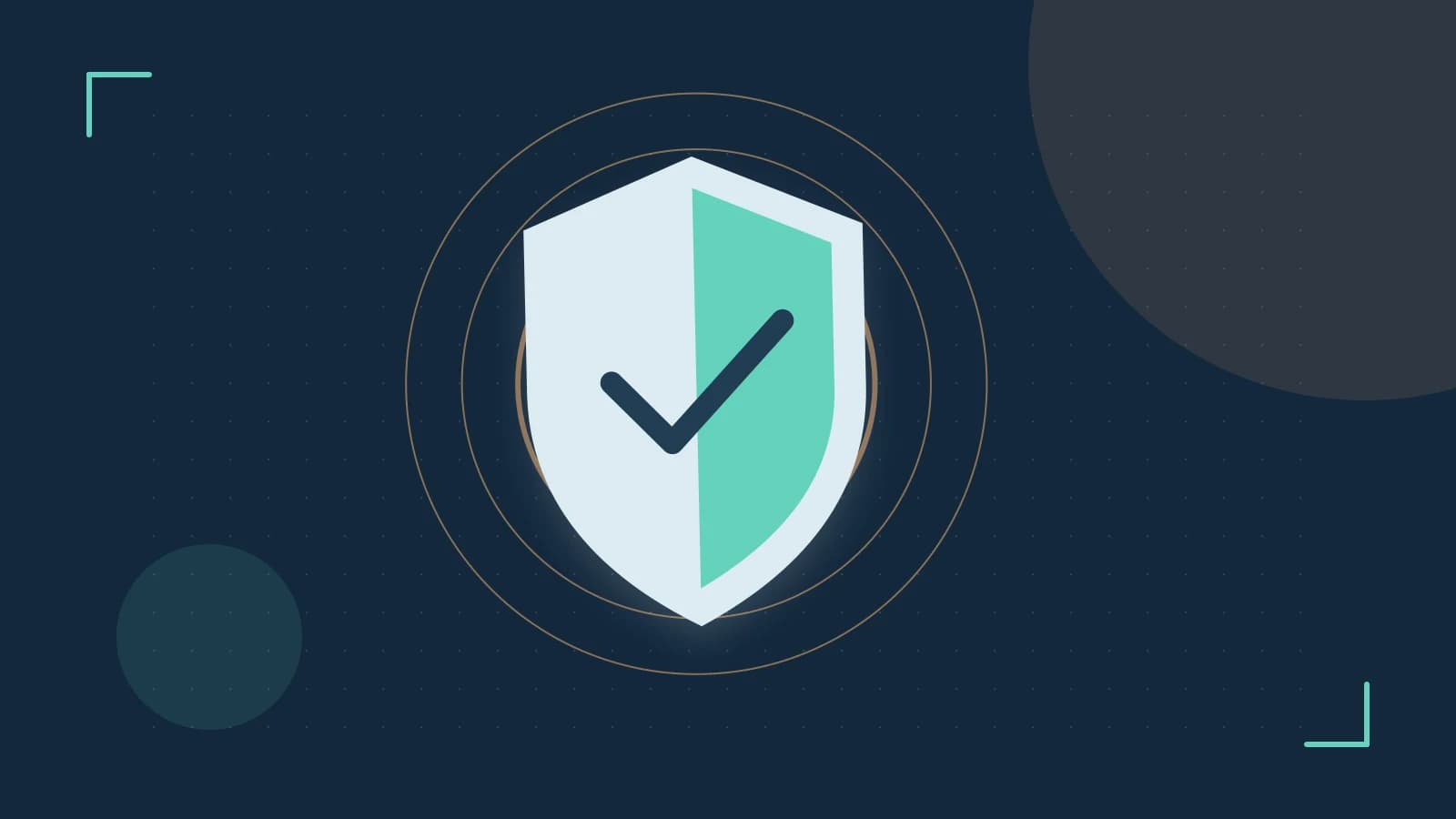 Editorial illustration of a sculpted shield, authentication key and concentric permission boundaries