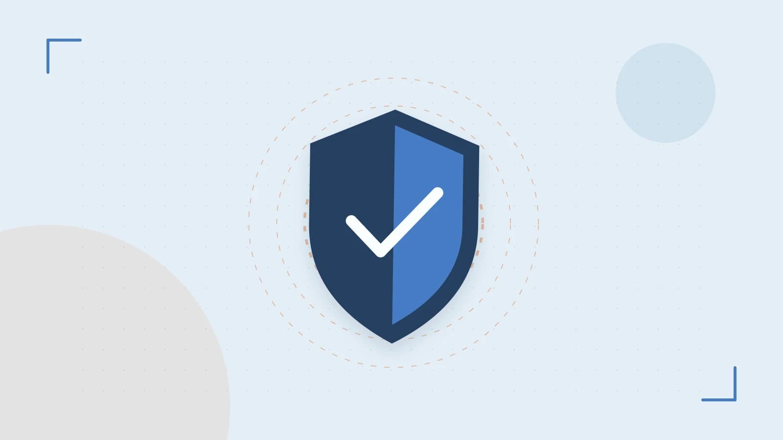 Editorial illustration of a sculpted shield, authentication key and concentric permission boundaries