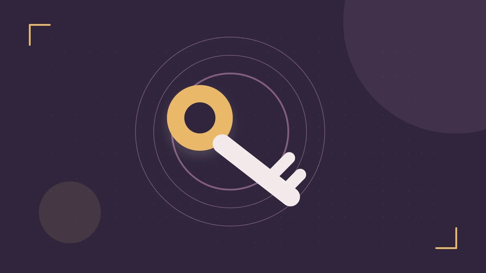 Editorial illustration of a sculpted shield, authentication key and concentric permission boundaries