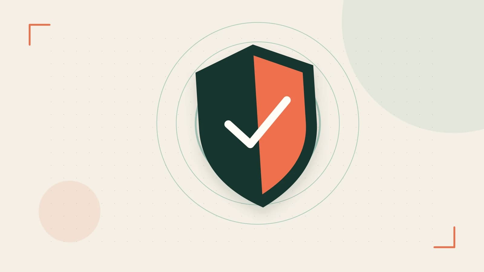 Editorial illustration of a sculpted shield, authentication key and concentric permission boundaries