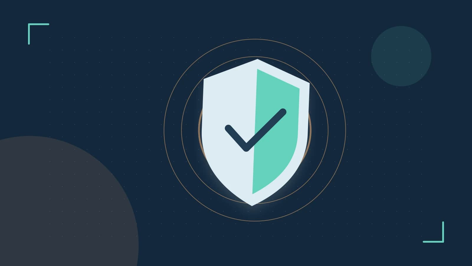 Editorial illustration of a sculpted shield, authentication key and concentric permission boundaries