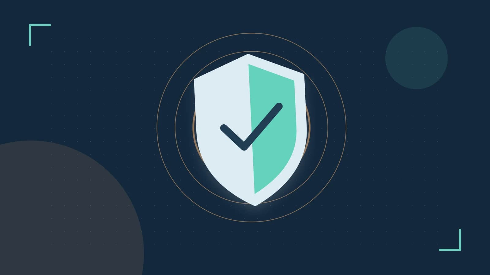 Editorial illustration of a sculpted shield, authentication key and concentric permission boundaries