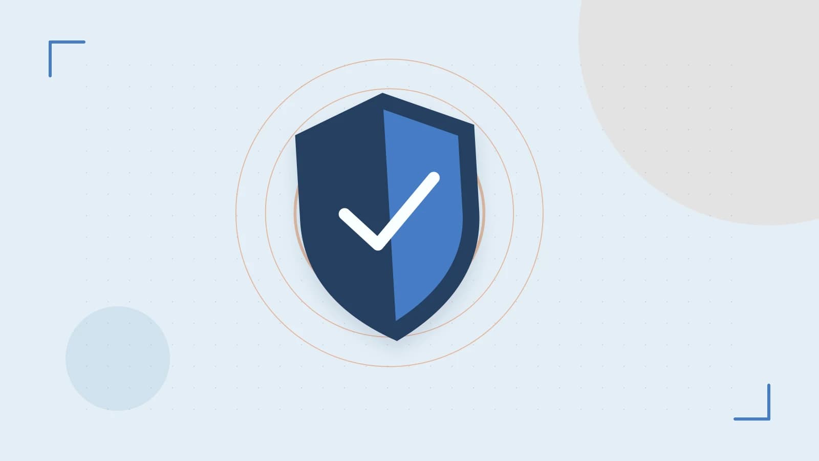 Editorial illustration of a sculpted shield, authentication key and concentric permission boundaries