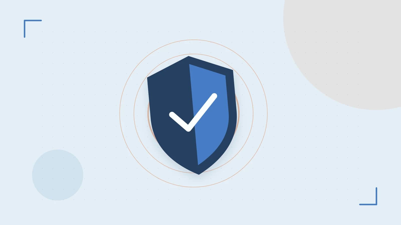 Editorial illustration of a sculpted shield, authentication key and concentric permission boundaries