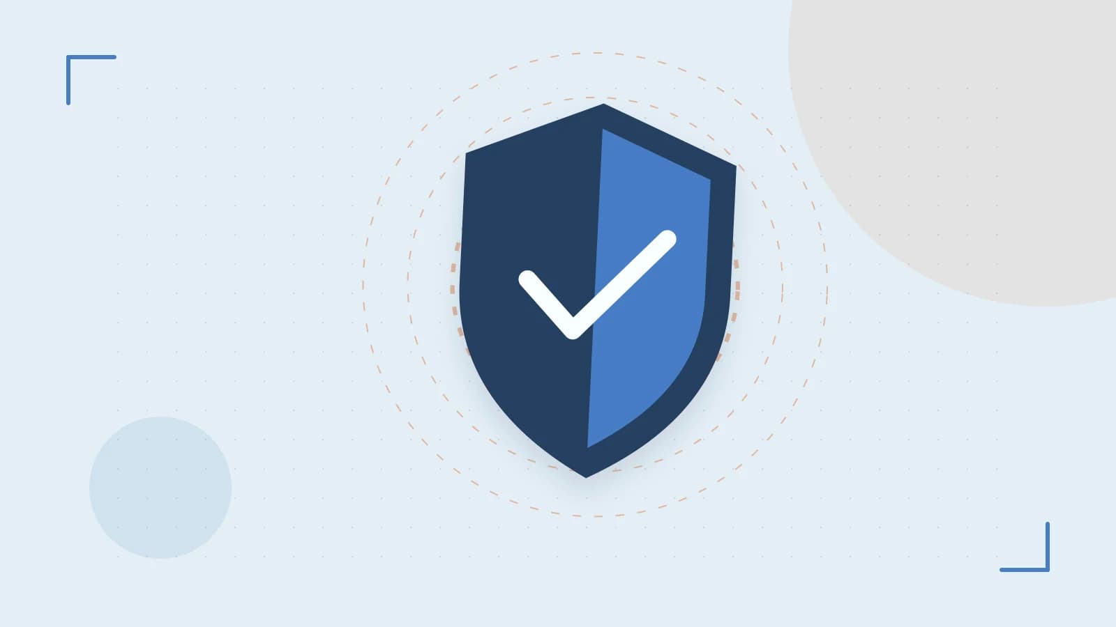 Editorial illustration of a sculpted shield, authentication key and concentric permission boundaries