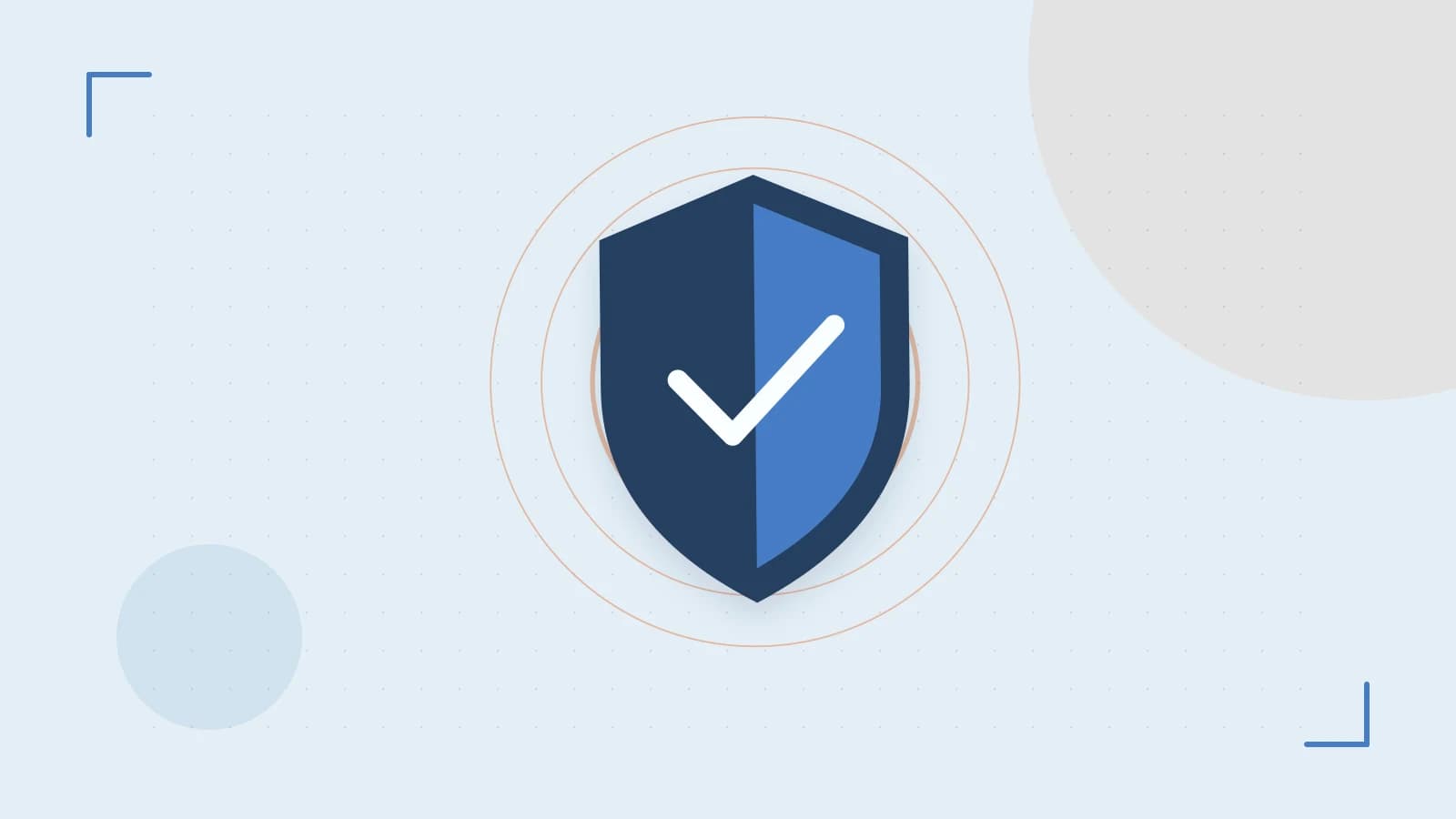 Editorial illustration of a sculpted shield, authentication key and concentric permission boundaries