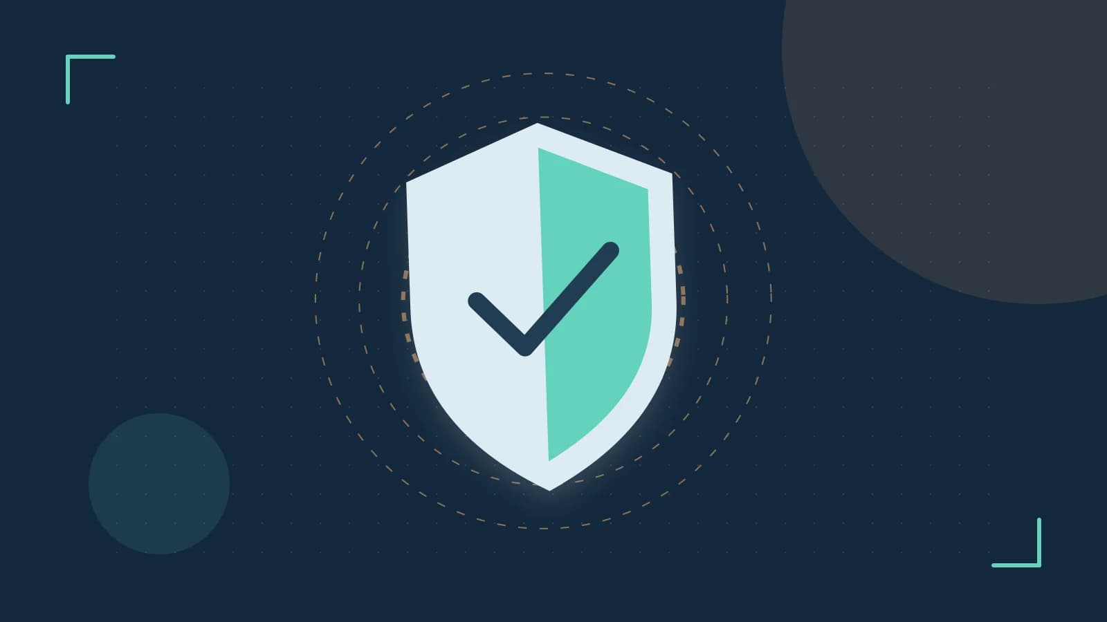 Editorial illustration of a sculpted shield, authentication key and concentric permission boundaries