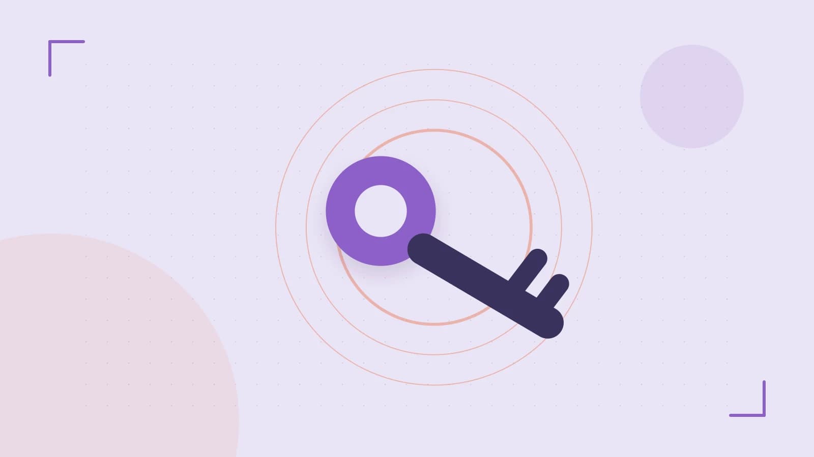 Editorial illustration of a sculpted shield, authentication key and concentric permission boundaries