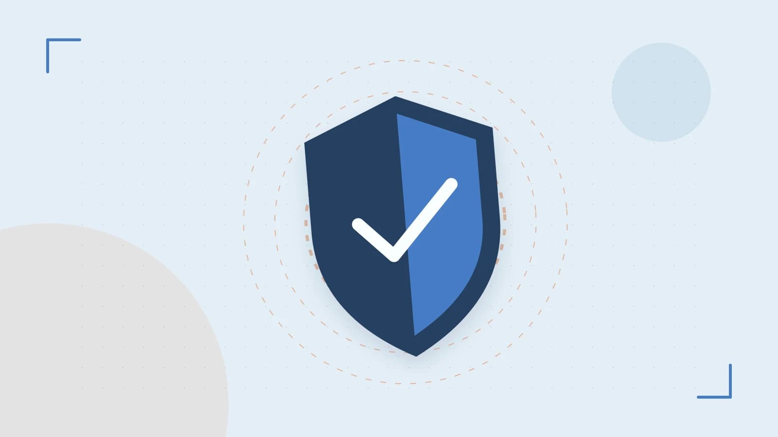 Editorial illustration of a sculpted shield, authentication key and concentric permission boundaries