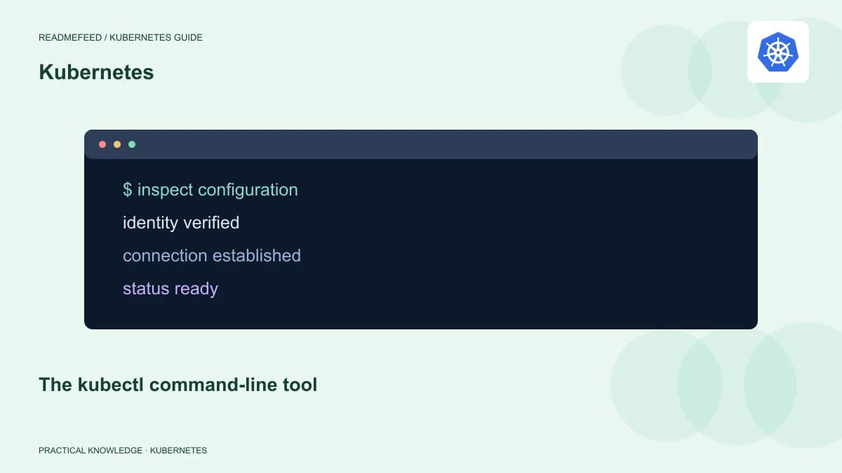 The kubectl command-line tool