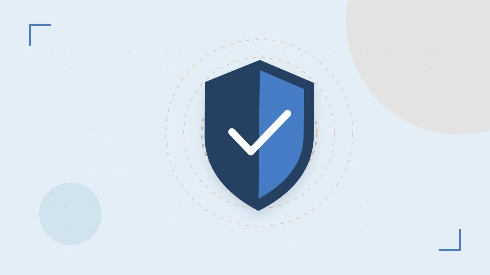 Editorial illustration of a sculpted shield, authentication key and concentric permission boundaries