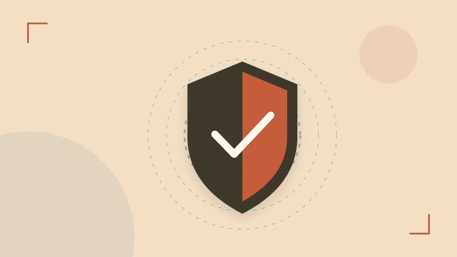 Editorial illustration of a sculpted shield, authentication key and concentric permission boundaries
