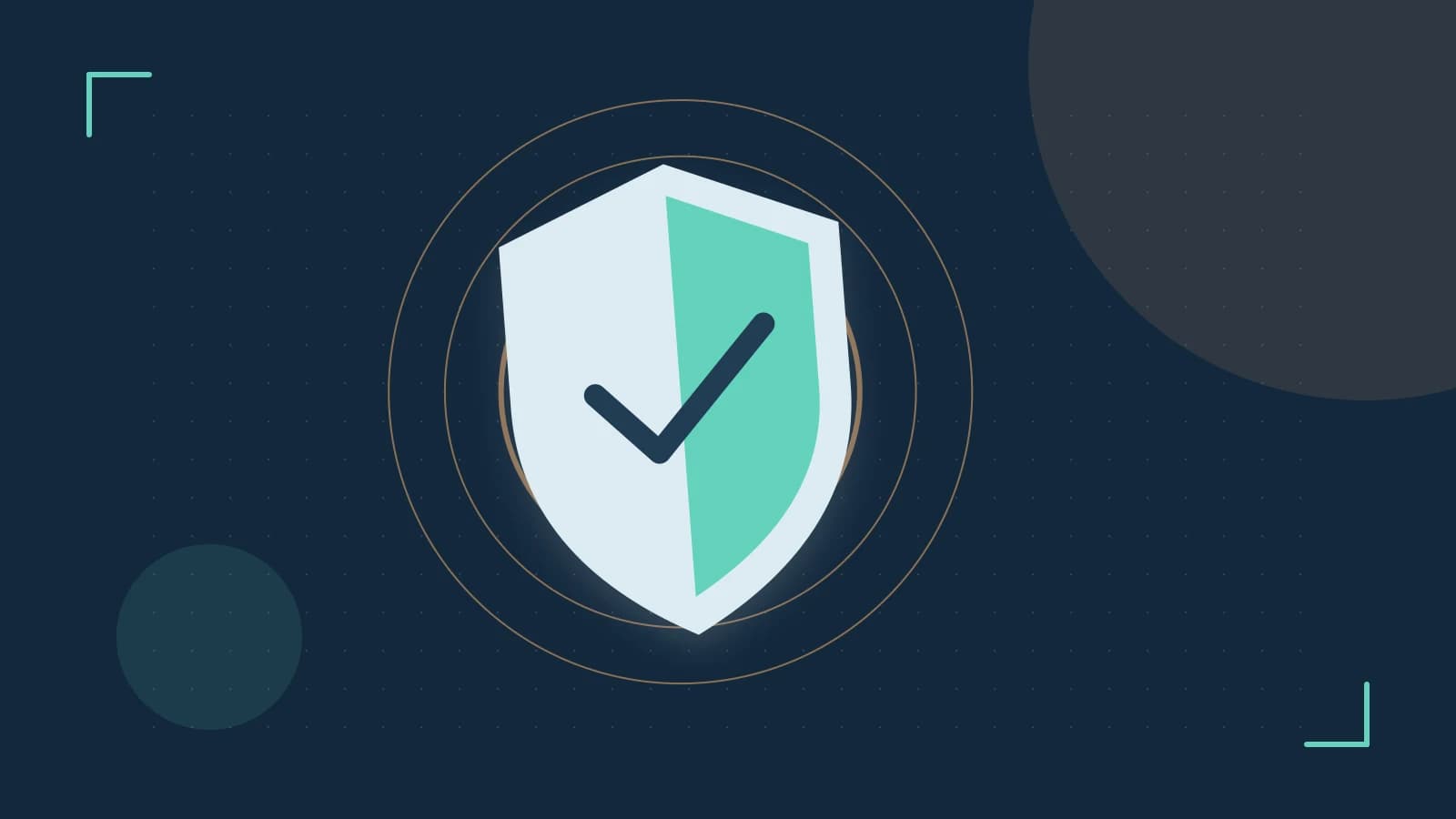 Editorial illustration of a sculpted shield, authentication key and concentric permission boundaries