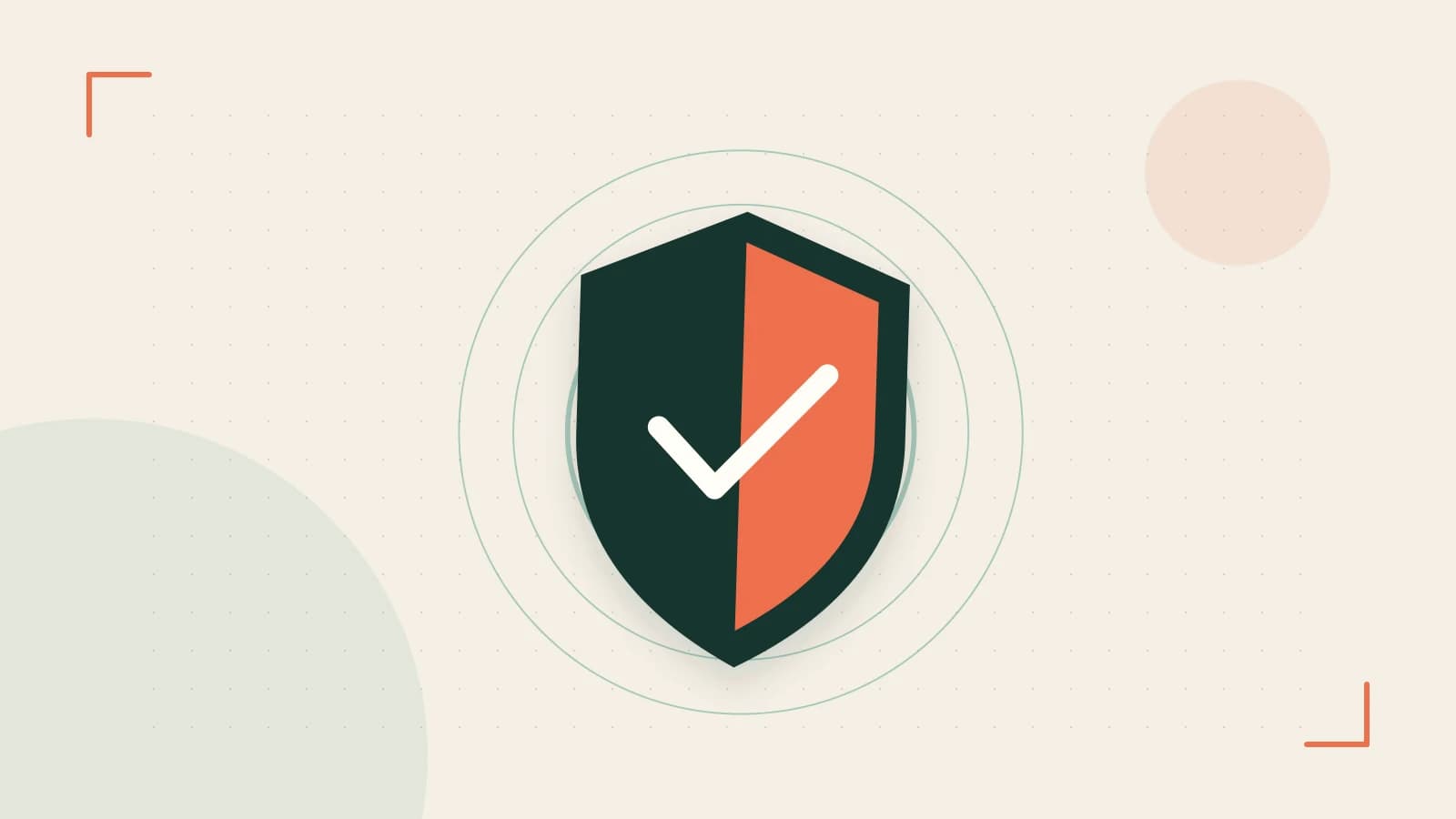 Editorial illustration of a sculpted shield, authentication key and concentric permission boundaries