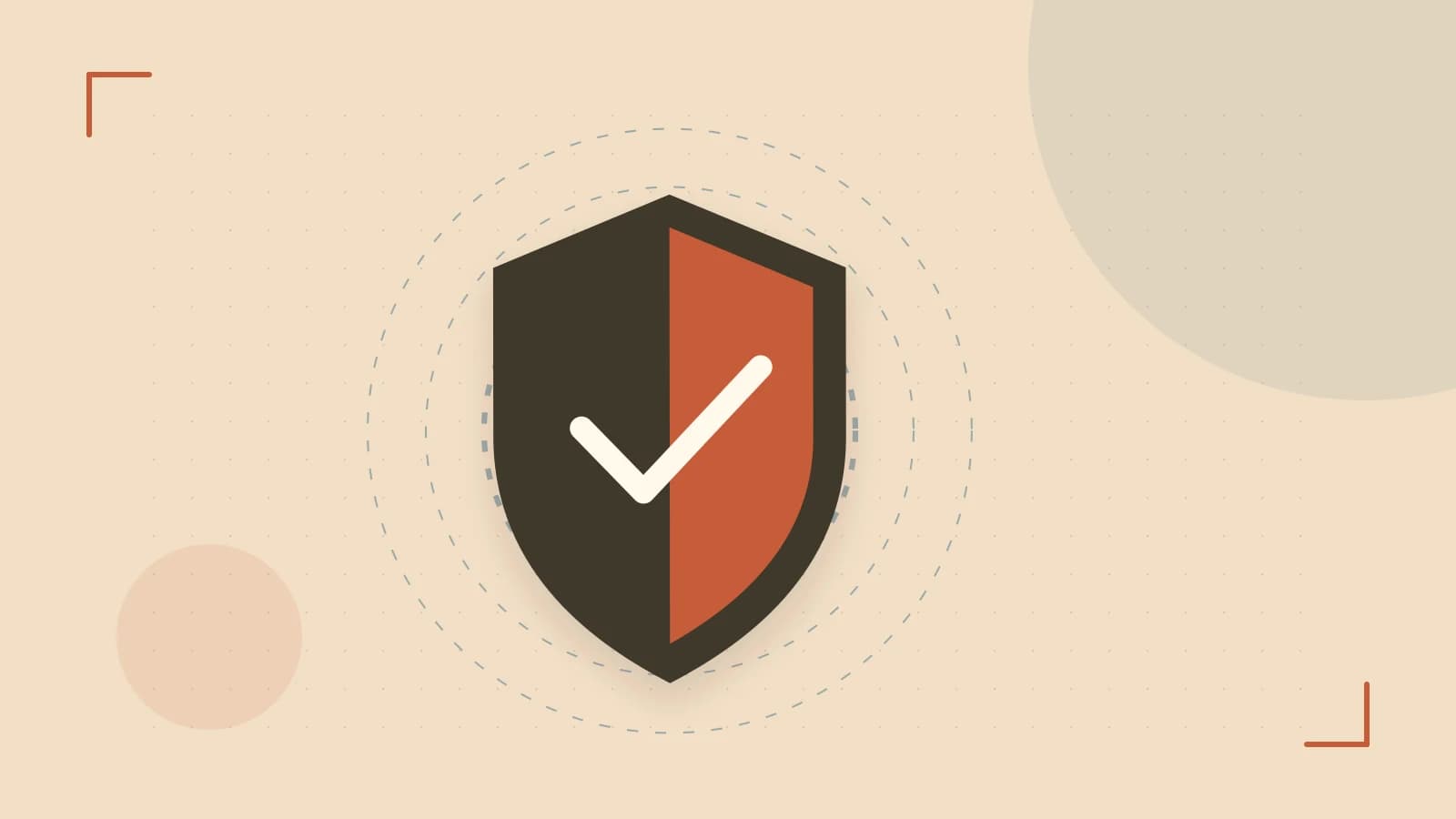 Editorial illustration of a sculpted shield, authentication key and concentric permission boundaries