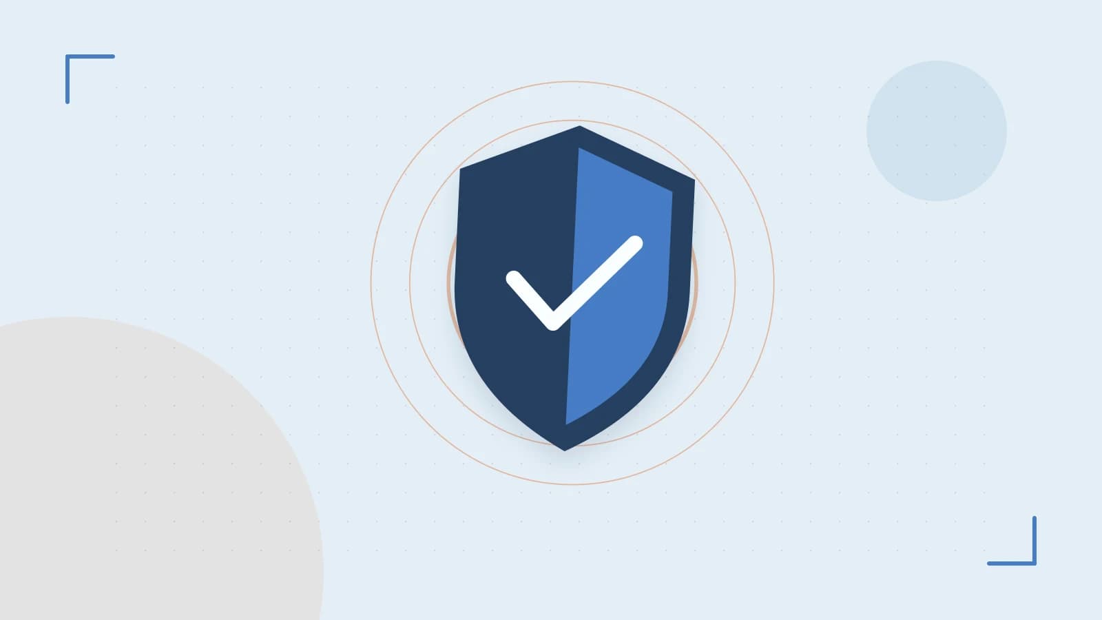 Editorial illustration of a sculpted shield, authentication key and concentric permission boundaries