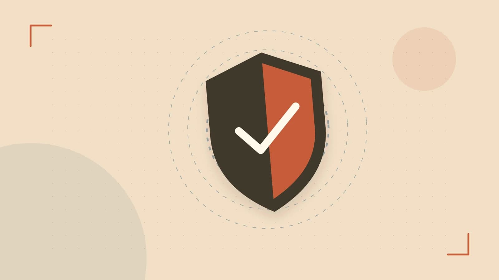 Editorial illustration of a sculpted shield, authentication key and concentric permission boundaries