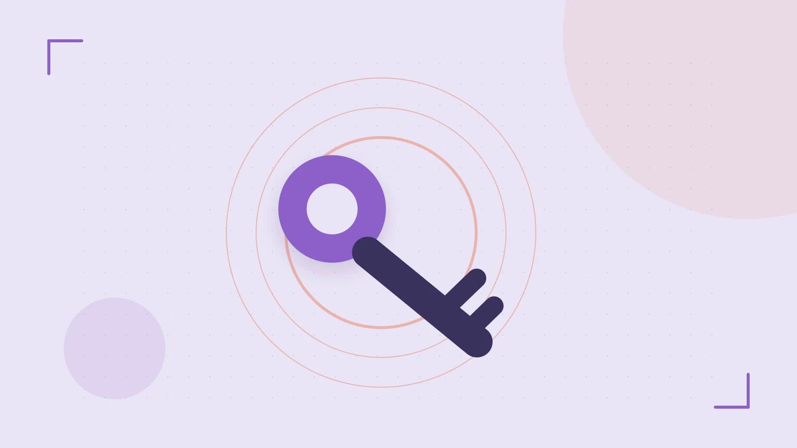 Editorial illustration of a sculpted shield, authentication key and concentric permission boundaries