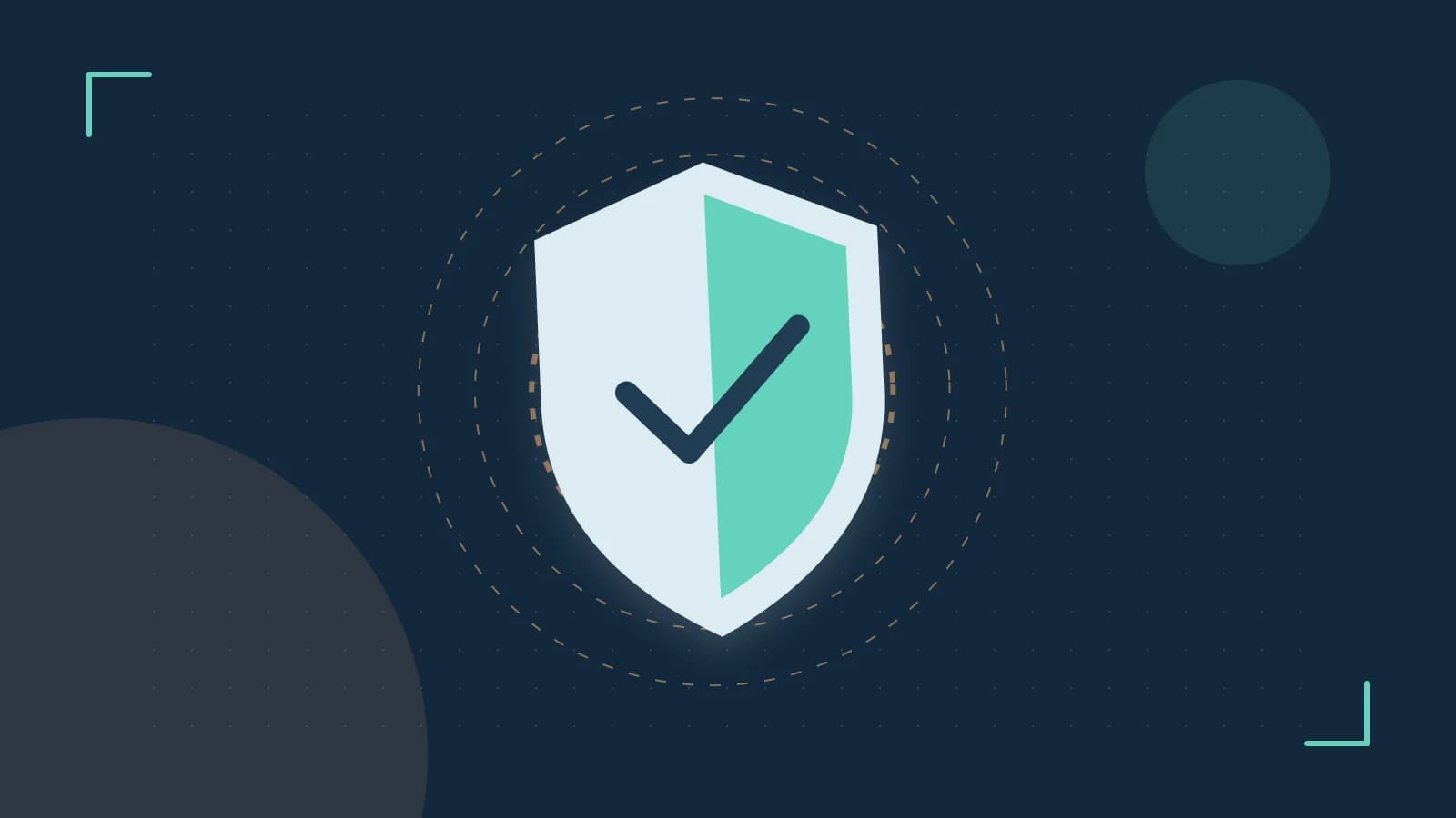 Editorial illustration of a sculpted shield, authentication key and concentric permission boundaries