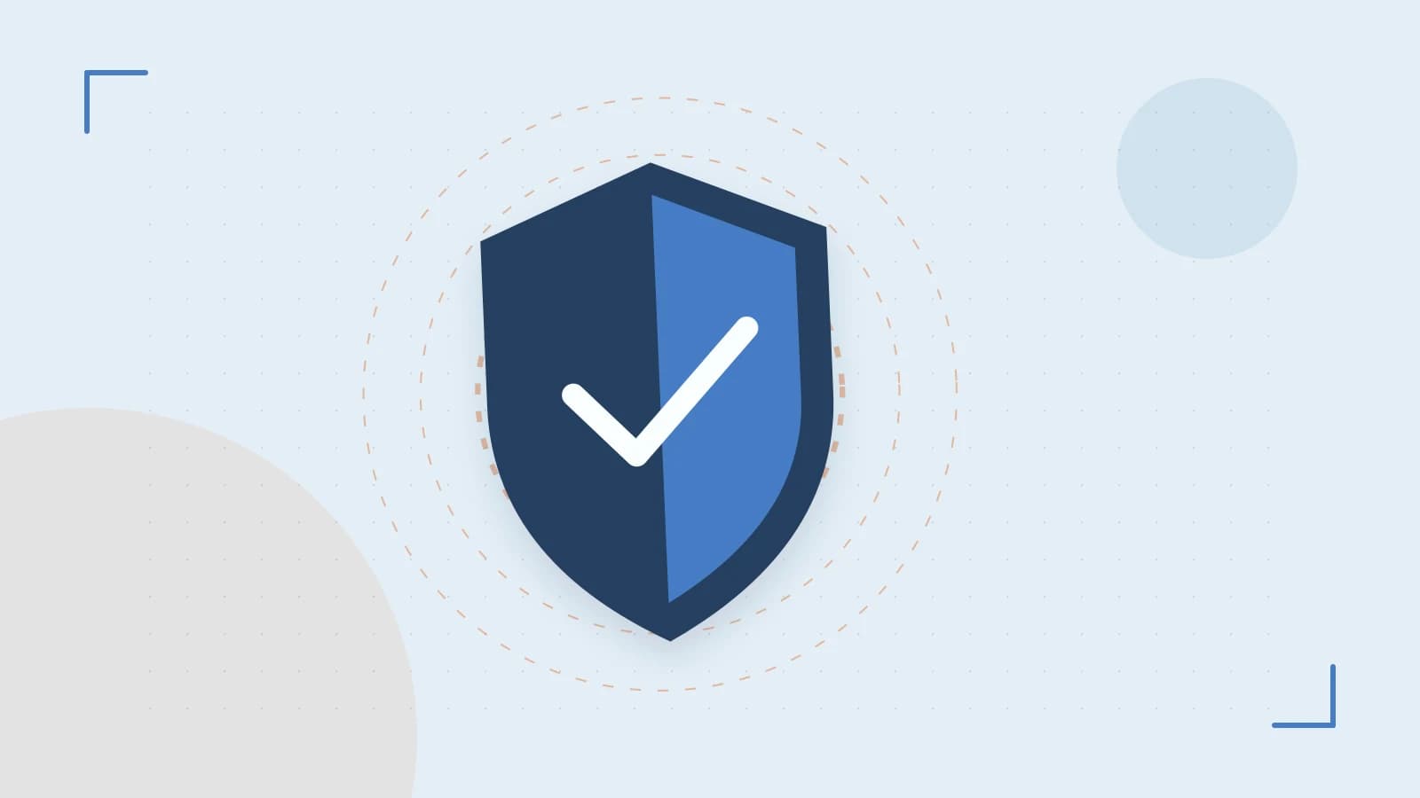 Editorial illustration of a sculpted shield, authentication key and concentric permission boundaries