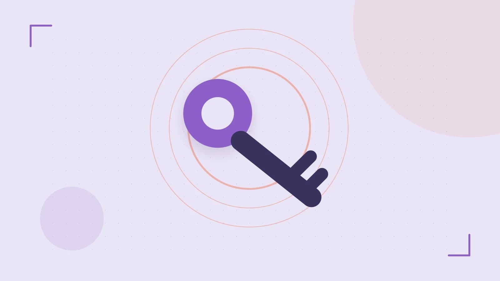 Editorial illustration of a sculpted shield, authentication key and concentric permission boundaries