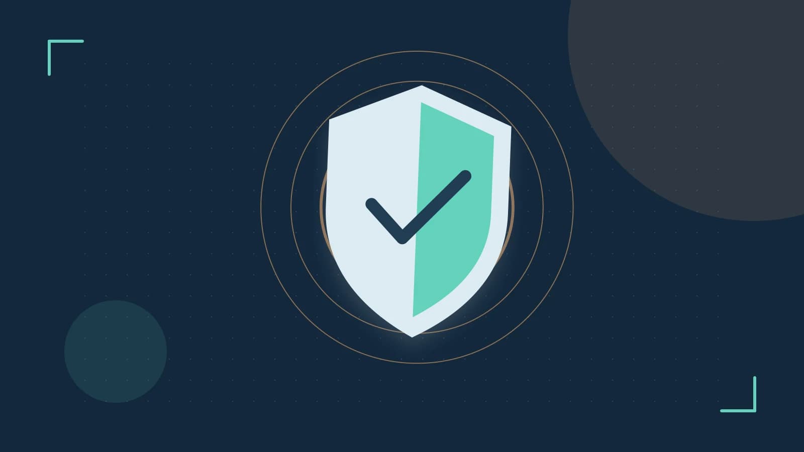 Editorial illustration of a sculpted shield, authentication key and concentric permission boundaries