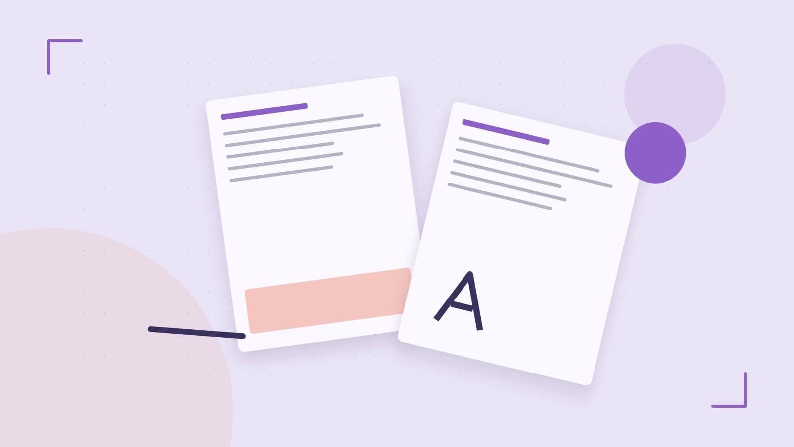 Editorial illustration of typeset pages, expressive letterform shapes and a precise editorial page grid