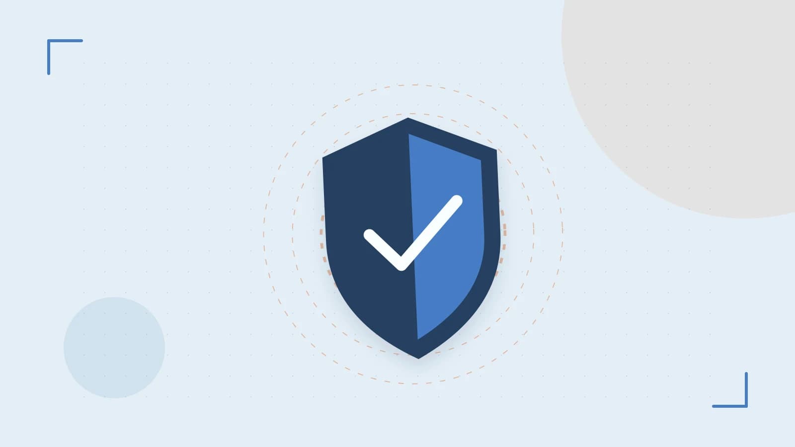 Editorial illustration of a sculpted shield, authentication key and concentric permission boundaries